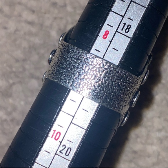 Indonesian Sea Fossil Coral + Smoky Quartz  vintage handcrafted ring - Picture 6 of 12